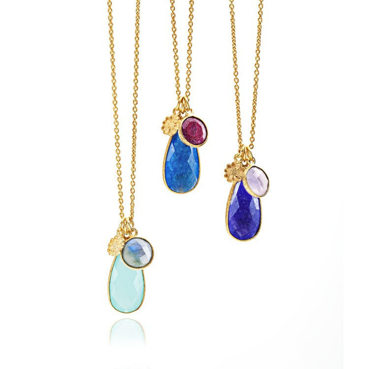 Hera Teardrop Pendant Necklaces