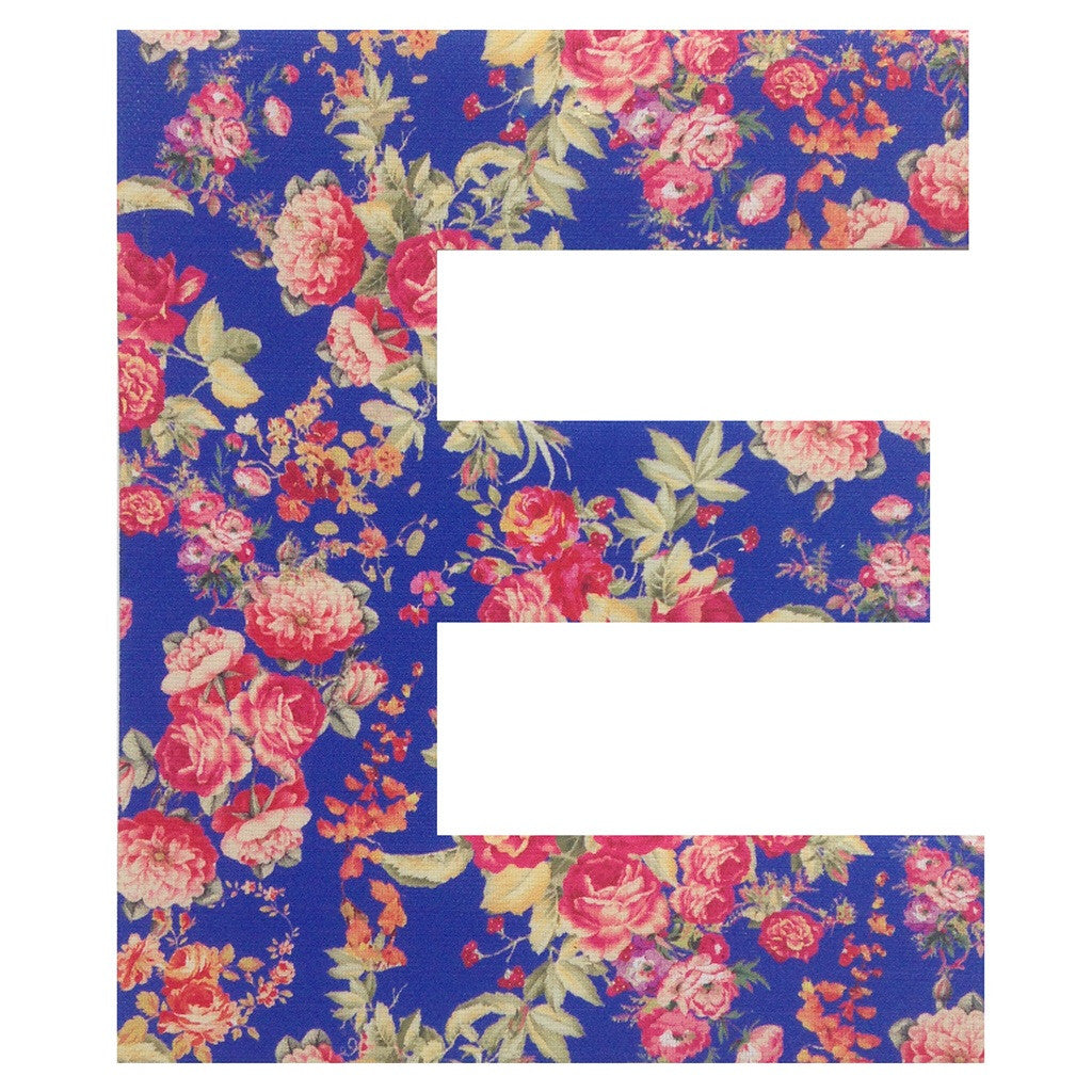 Personalised Satin Vintage Style Floral Bunting Letters