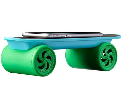Blue/Green Tinc Wireless Skateboard Speaker