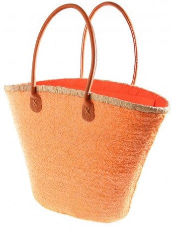 Orange Bailey Sequin Basket