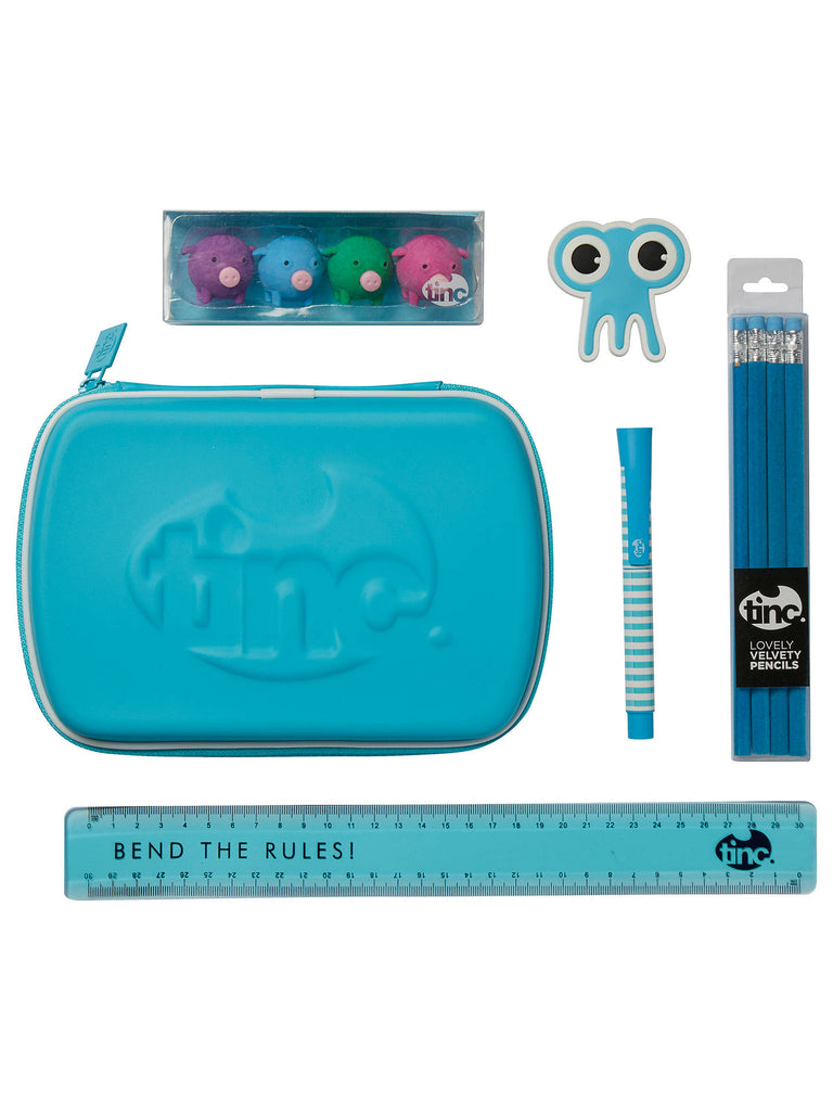 Blue Tinc School Stationery Set