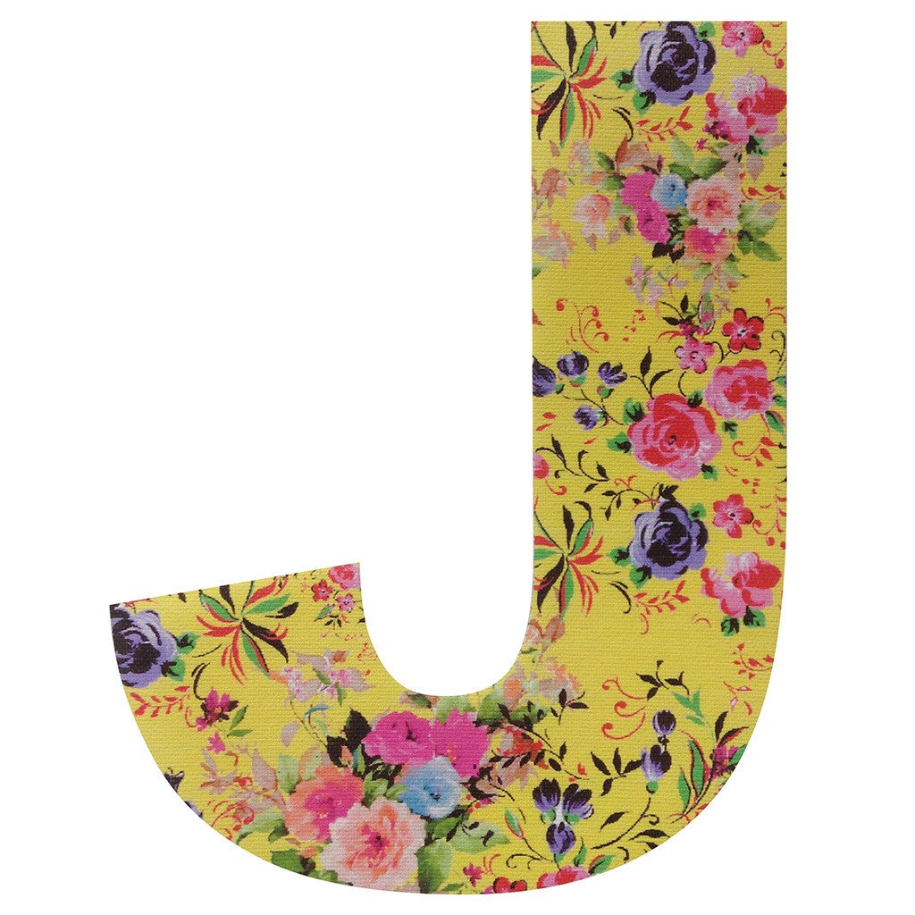 Personalised Satin Vintage Style Floral Bunting Letters