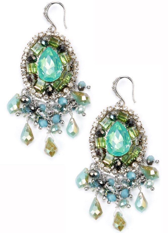 Green Greta Earrings