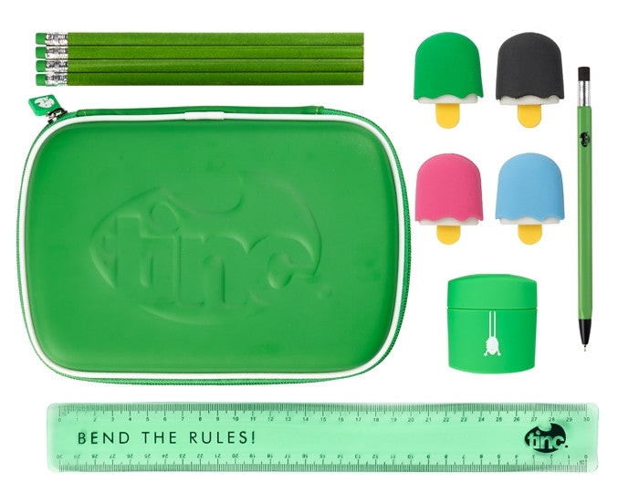 Green School Stationery Set