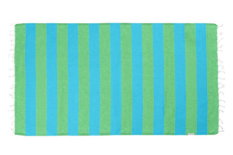 Aqua/Apple Hammamas Cotton Towel/Wrap