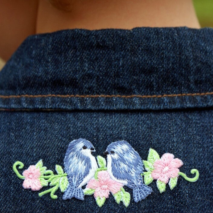 Bird Iron-On Clothes Patches