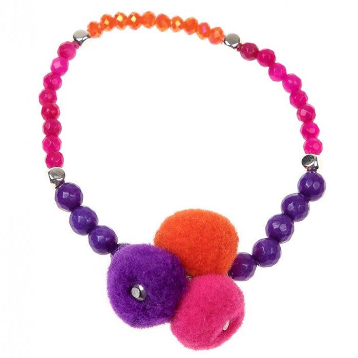 Multi Havannah Pom Bracelet