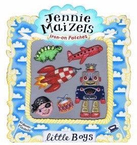 Little Boys Iron-On Clothes Patches