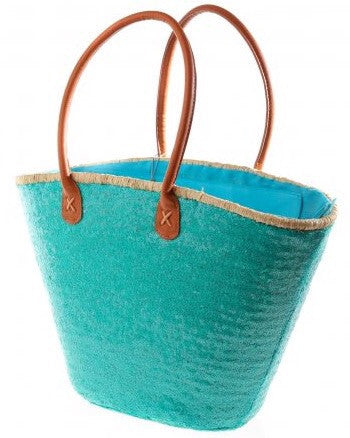 Blue Aqua/Turquoise Sequin Basket