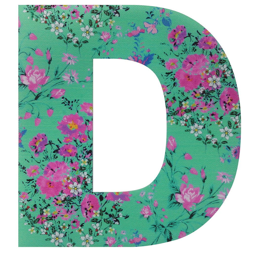 Personalised Satin Vintage Style Floral Bunting Letters