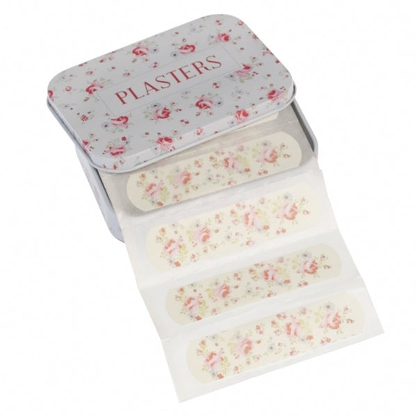 Pretty Tin of La Petite Rose Paisley Plasters