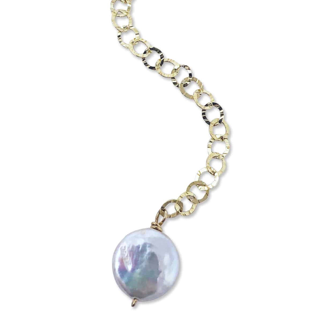 Silver Labradorite Solo Dancer Necklace