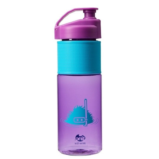 Purple/Blue Tinc Snorkel Guy Flip Top Water Bottle