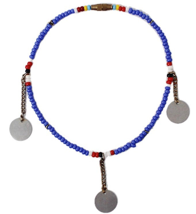 Blue Bangle Maasai Beaded Anklet