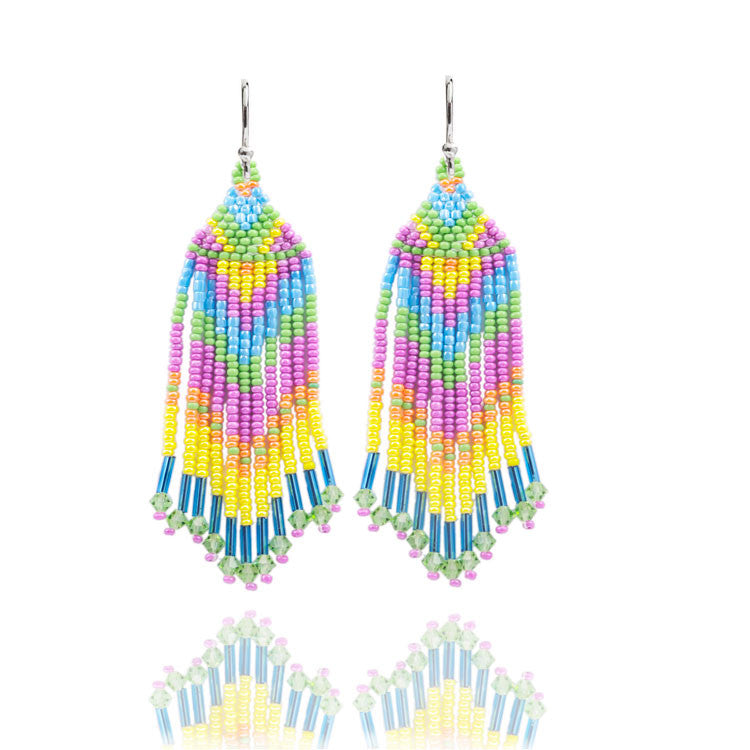 Dreamcatcher Beaded Earrings