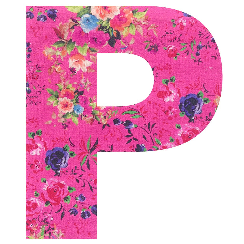 Personalised Satin Vintage Style Floral Bunting Letters