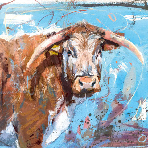 Longhorn Greeting Card