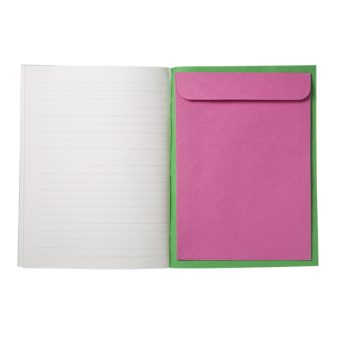 Green Glitter Notebook