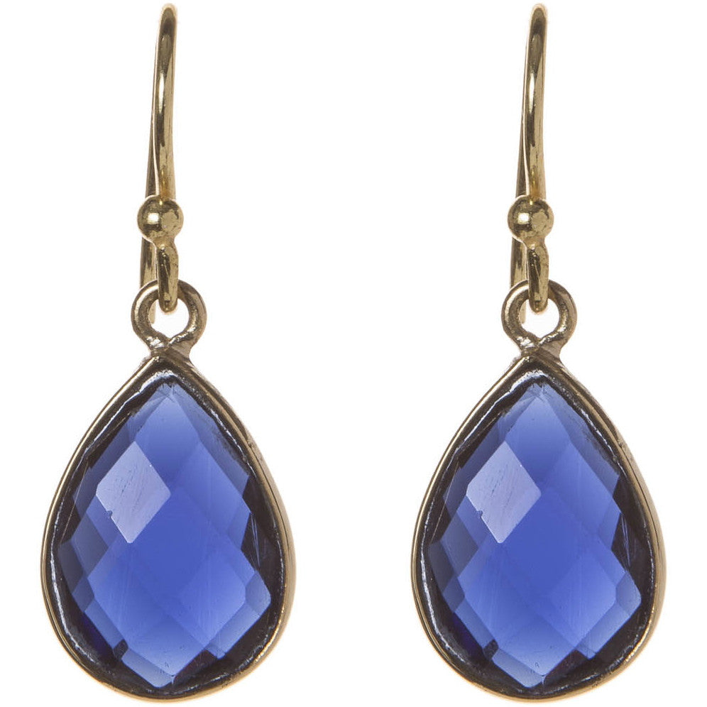 Semi-Precious Iolite Drop Earrings