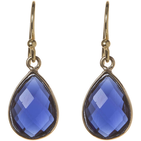 Semi-Precious Iolite Drop Earrings