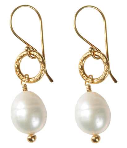 Large Freshwater Pearl Earrings