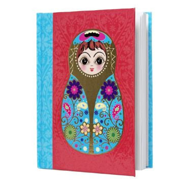 Large Red Babushka Notebook