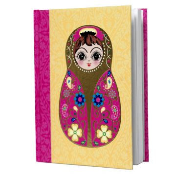 Large Yellow Babushka Notebook