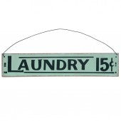 Laundry Metal Sign