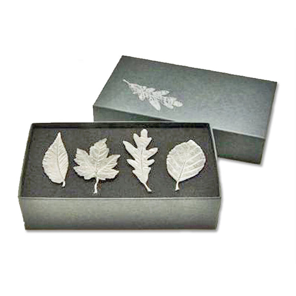 Leaf Pewter Napkin Rings