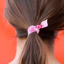 Cocoa Medley Elastic Ribbon Hair Ties