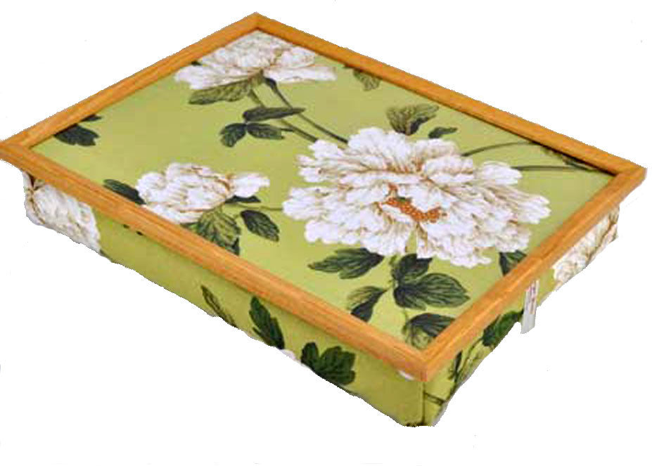 Lime Floral Lap Tray