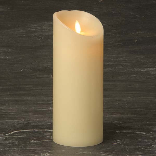 Luminara Living Flame Effect LED Pillar Candle 23cm