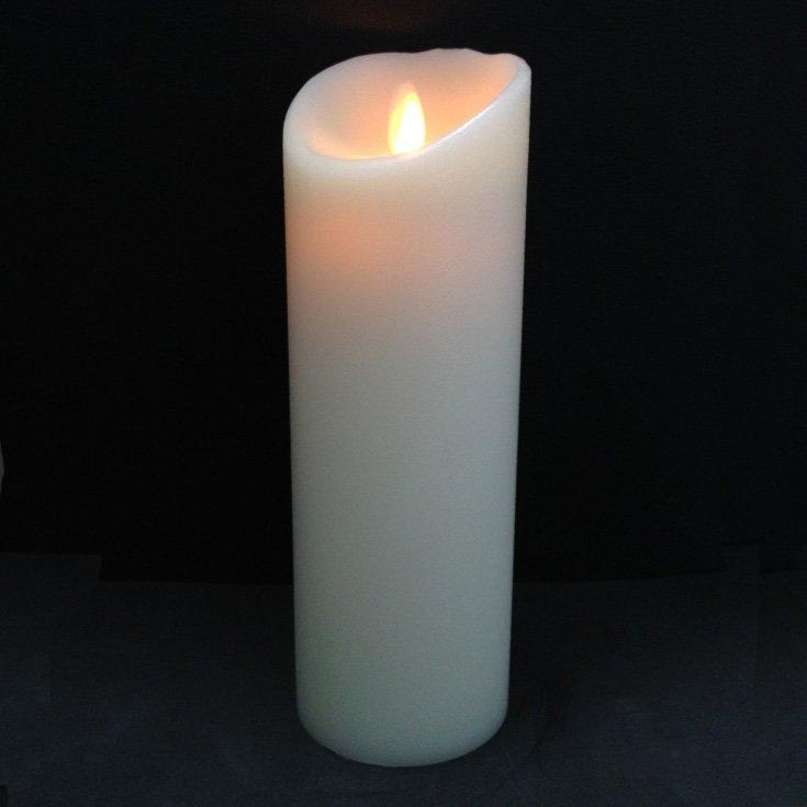 Luminara Living Flame Effect LED Pillar Candle 23cm