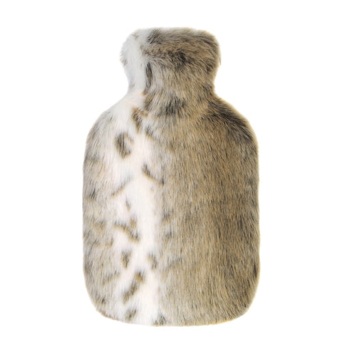 Lynx Faux Fur Hot Water Bottle