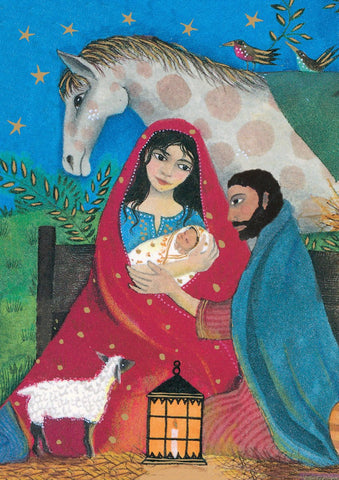 Nativity Scene Christmas Cards - Pack of 5