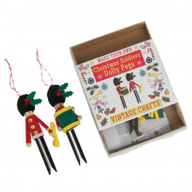 Make Your Own Dolly Peg Xmas Soldiers