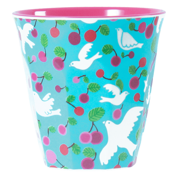 Melamine Dove Print Cup