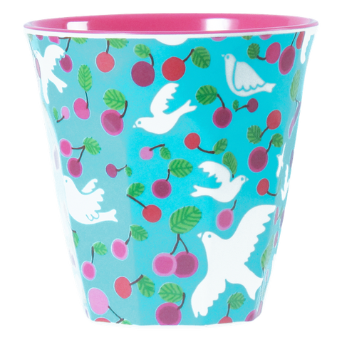 Melamine Dove Print Cup