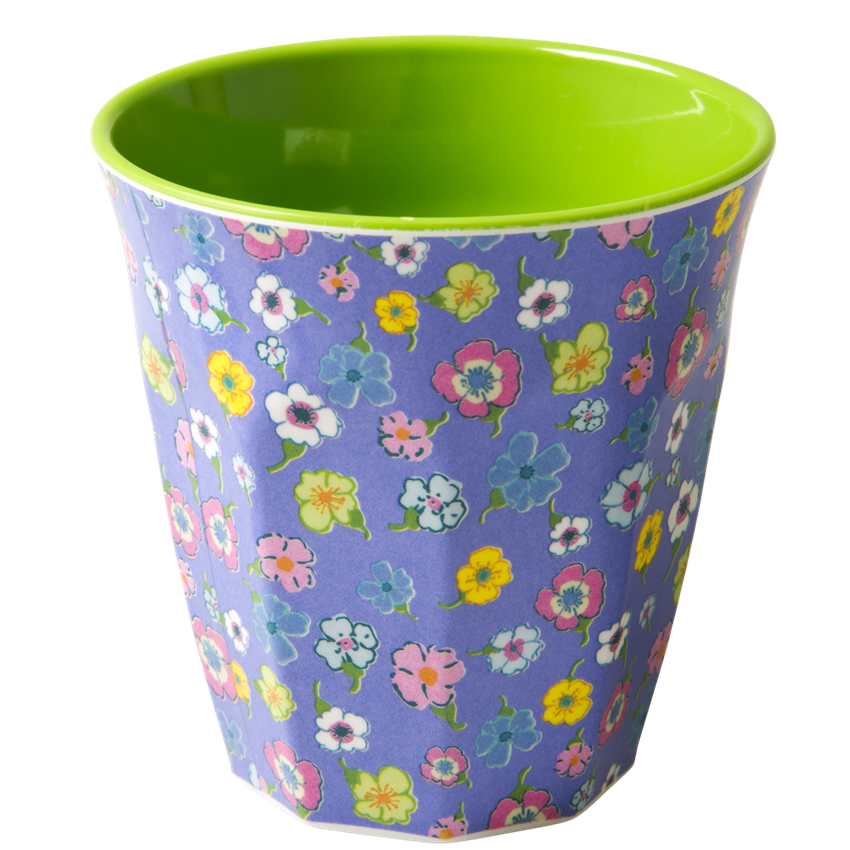 Lavender Flower Print Melamine Cup