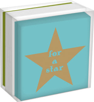 Star & Tree Mini Christmas Cards - Box of 16