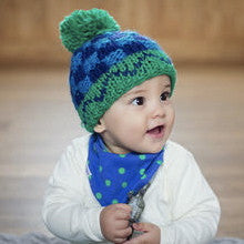 Blue Bobble Hat