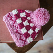 Pink Bobble Hat