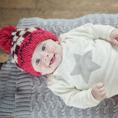 Red Bobble Hat