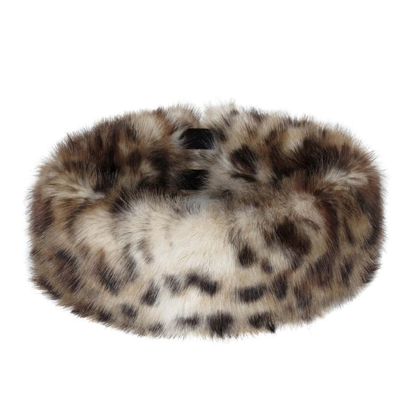 Ocelot Faux Fur Huff