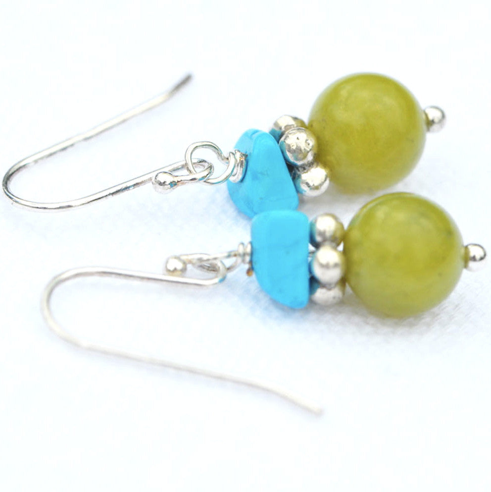 Sterling Silver Semi-Precious Earrings