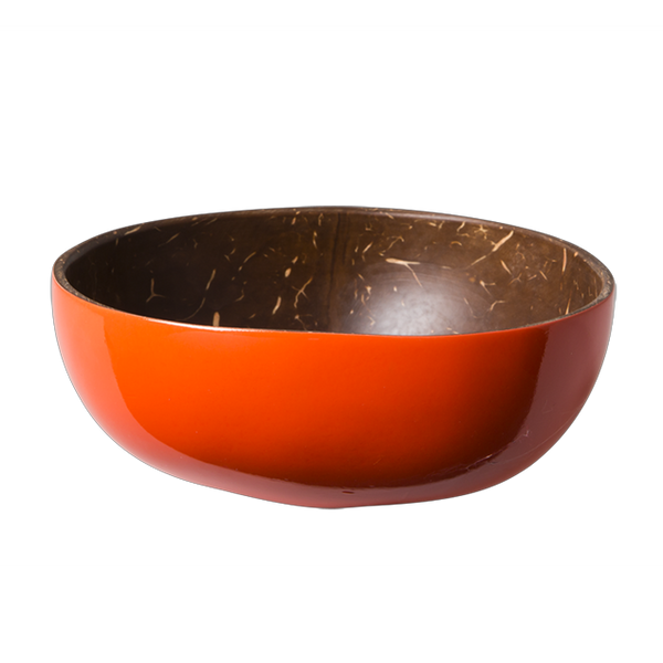 Orange Coconut Lacquered Bowl