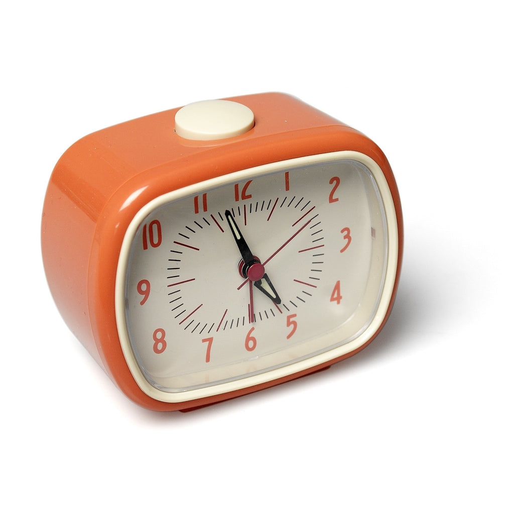 Orange Retro Alarm Clock