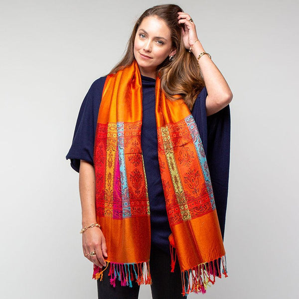 Burnt Orange Seville Scarf