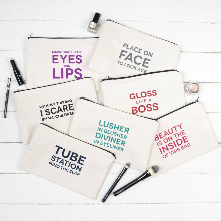 Makeup Pouch - Place On Face To Look Ace