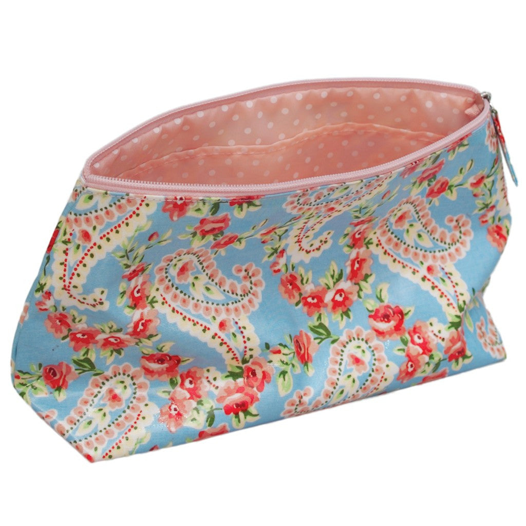 Paisley Park Oilcloth Wash Bag